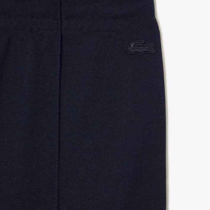 mujer6F242667 azul marino 166 pantalones de chándal de piqué de dos capas lacoste x goop