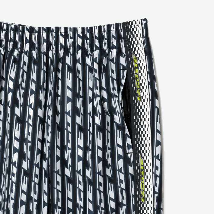 mujer Lacoste 6F242395 negro azul blanco zi8 pantalones de chándal con logo estampado