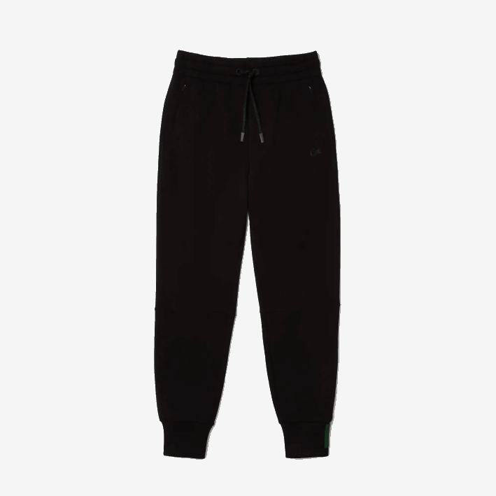 mujer Lacoste 6F242404 negro 031 pantalones de chándal de punto de algodón
