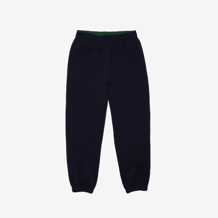 mujer Lacoste 6F242413 azul marino 166 joggers de mezcla de algodón