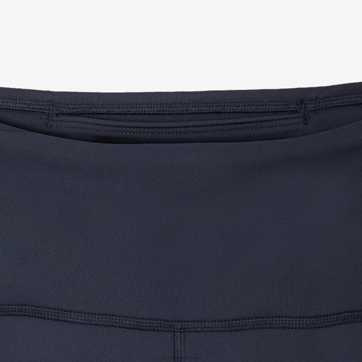 mujer Lacoste 6F242425 kxe azul leggins deportivos cropped lisos