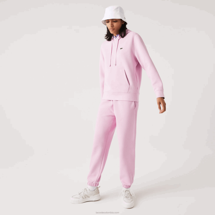 mujer Lacoste 6F242538 rosa z4h joggers de mezcla de algodón mujer Lacoste 6F242538 rosa z4h joggers de mezcla de algodón