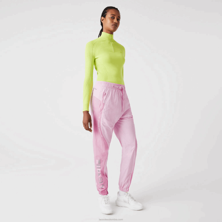 mujer Lacoste 6F242555 rosa z4h pantalones de chándal con estampado náutico mujer Lacoste 6F242555 rosa z4h pantalones de chándal con estampado náutico