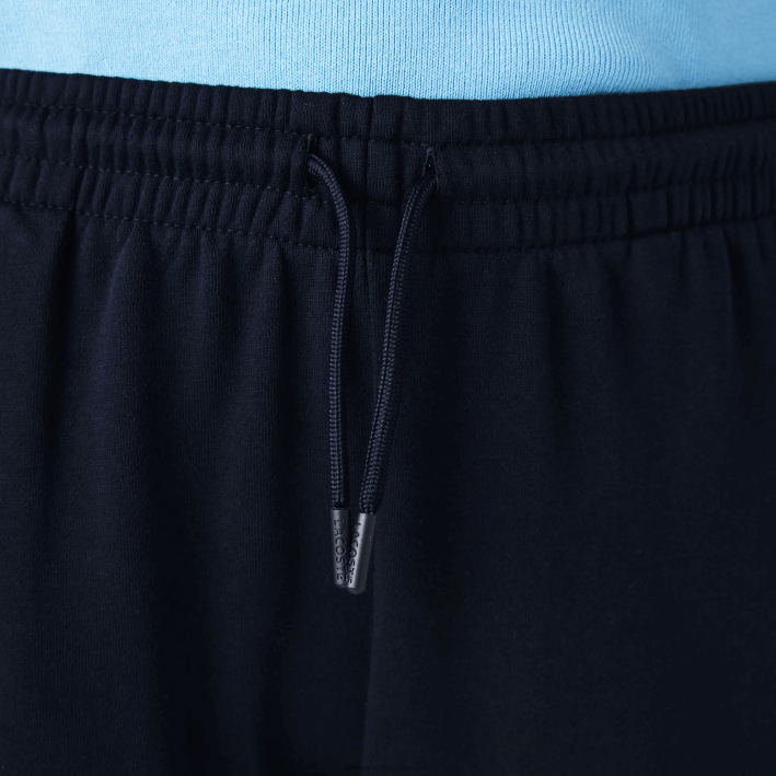 mujer Lacoste 6F242593 azul marino 166 pantalones de chándal de felpa ligera