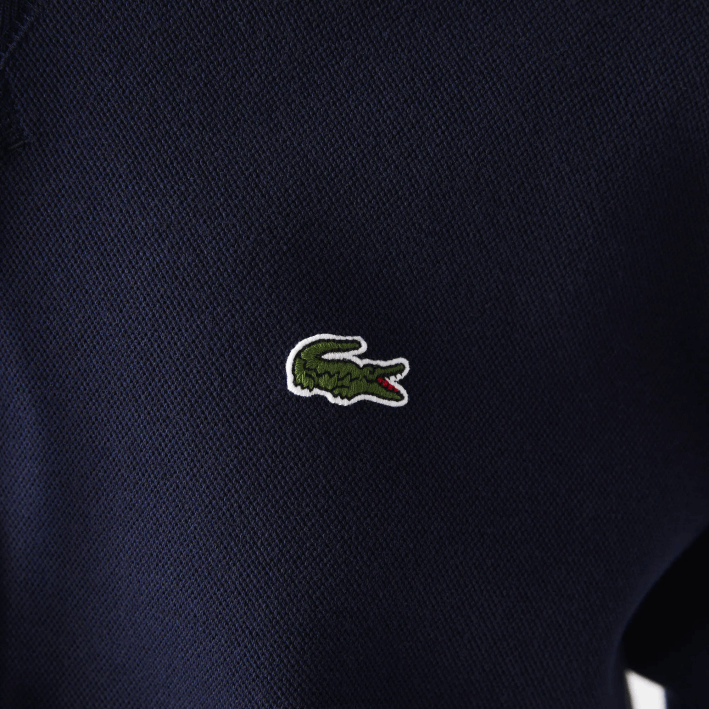 mujer Lacoste 6F242527 azul marino 166 sudadera holgada de mezcla de algodón con capucha