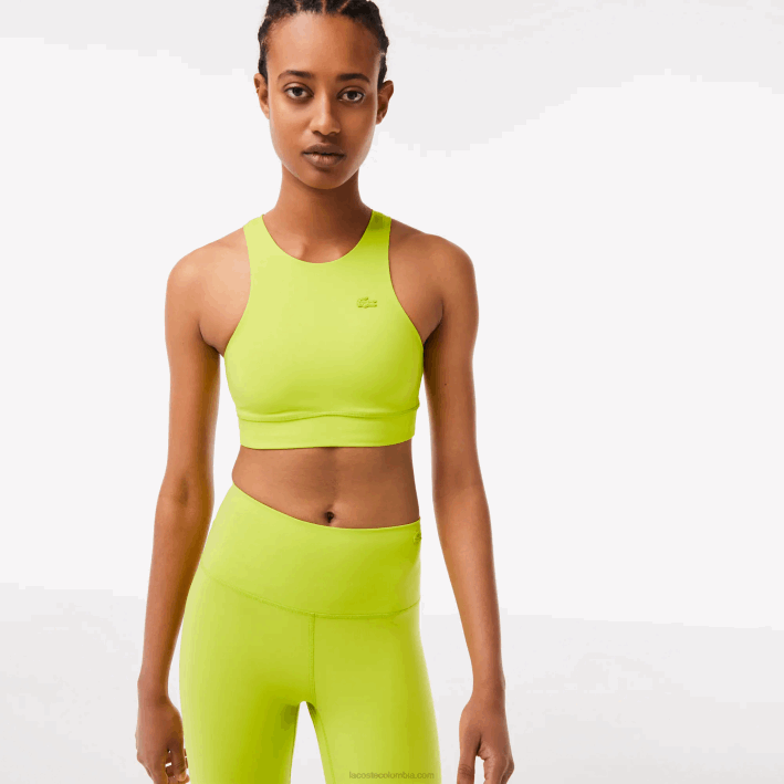 mujer Lacoste 6F242550 amarillo 90v sujetador deportivo sin costuras mujer Lacoste 6F242550 amarillo 90v sujetador deportivo sin costuras
