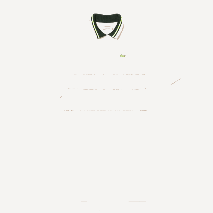 mujer Lacoste 6F242376 blanco 70v vestido polo de algodón orgánico hecho en francés