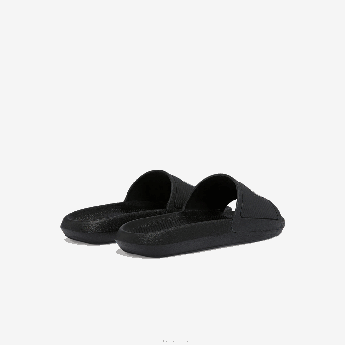 mujer Lacoste 6F242701 blanco y negro 312 chanclas sintéticas repelentes al agua croco