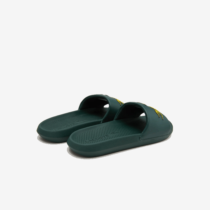 mujer Lacoste 6F242758 verde 1m8 chanclas sintéticas de cocodrilo