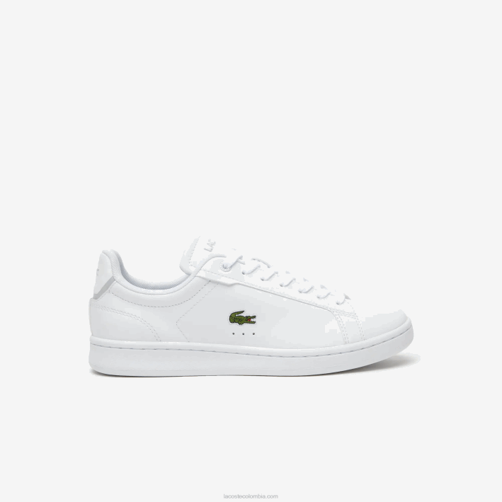 mujer Lacoste 6F242681 blanco 21g tenis carnaby pro bl de piel a tono