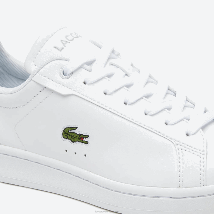 mujer Lacoste 6F242681 blanco 21g tenis carnaby pro bl de piel a tono