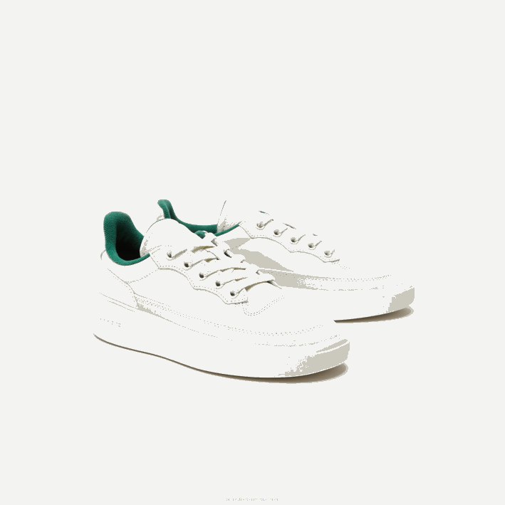 mujer Lacoste 6F242684 blanquecino 18c tenis g80 club de cuero a tono