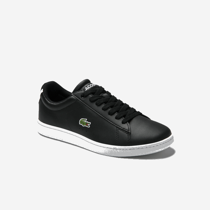 mujer Lacoste 6F242717 negro 024 zapatillas carnaby evo de piel con forro de malla