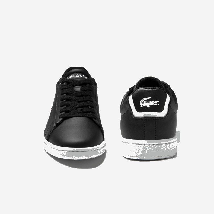 mujer Lacoste 6F242717 negro 024 zapatillas carnaby evo de piel con forro de malla