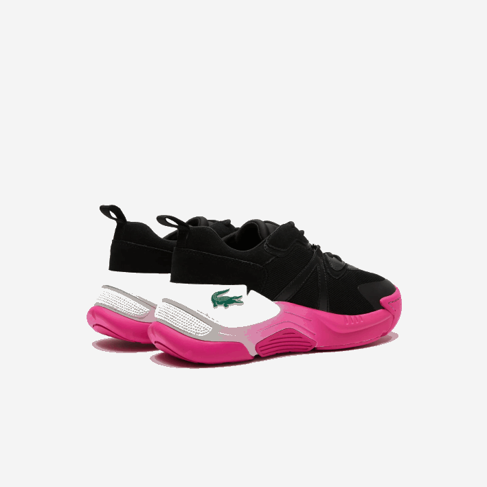 mujer Lacoste 6F242722 negro rosa 1j1 zapatillas lw2 xtra de piel