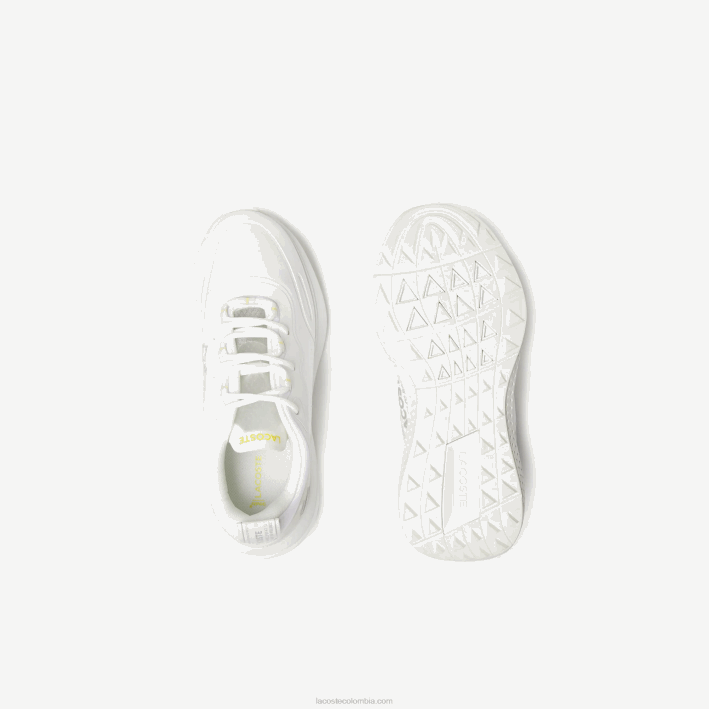 mujer Lacoste 6F242724 blanco 21g zapatillas deportivas active 4851 de tejido