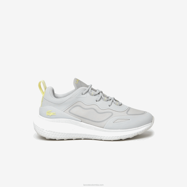 mujer Lacoste 6F242725 gris blanco 25 años zapatillas deportivas active 4851 de tejido