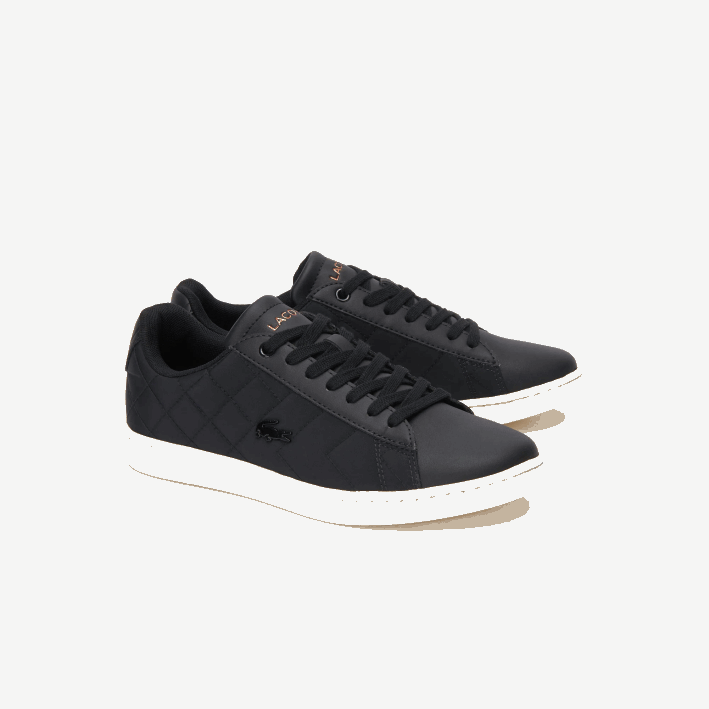 mujer Lacoste 6F242737 negro y blanco hueso 454 zapatillas capitonadas carnaby evo