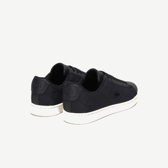 mujer Lacoste 6F242737 negro y blanco hueso 454 zapatillas capitonadas carnaby evo