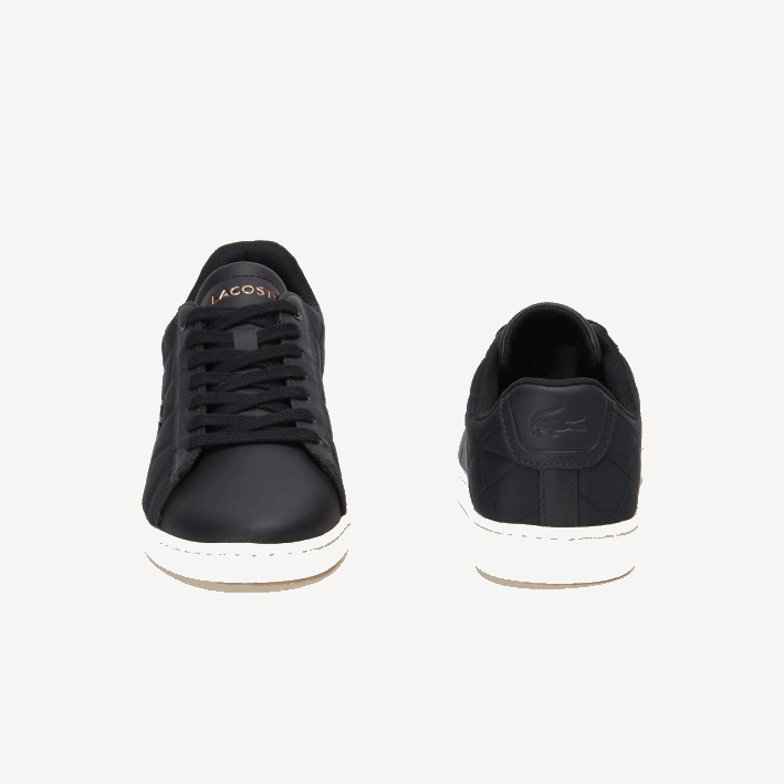 mujer Lacoste 6F242737 negro y blanco hueso 454 zapatillas capitonadas carnaby evo