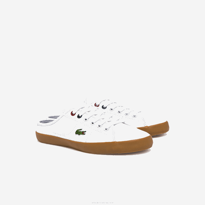 mujer Lacoste 6F242732 blanco y chicle y37 zapatillas ziane mule de lona