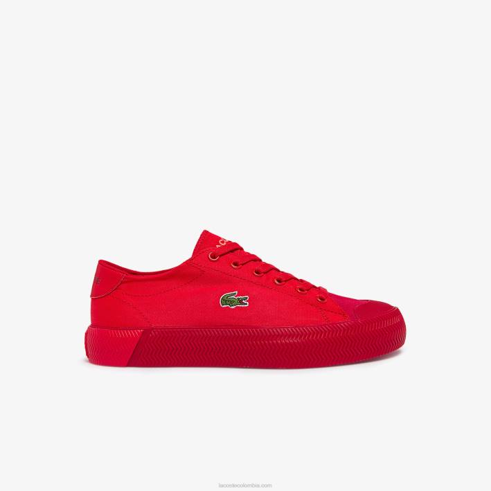 mujer Lacoste 6F242748 rojo rojo rr1 tenis Gripshot de lona mujer Lacoste 6F242748 rojo rojo rr1 tenis Gripshot de lona