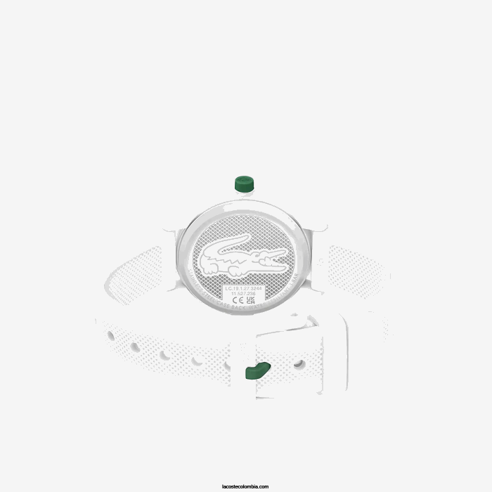 niños Lacoste 6F243299 blanco 000 Reloj 12.12 correa silicona blanca