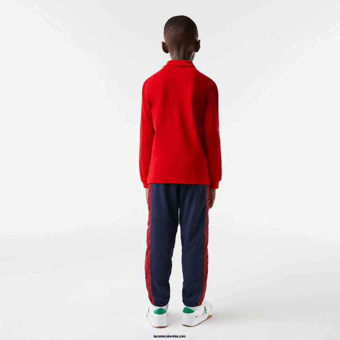 niños Lacoste 6F242952 rojo 240 polo de petit piqué regular fit