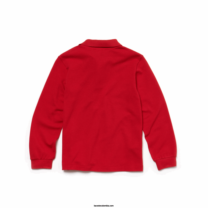 niños Lacoste 6F242952 rojo 240 polo de petit piqué regular fit