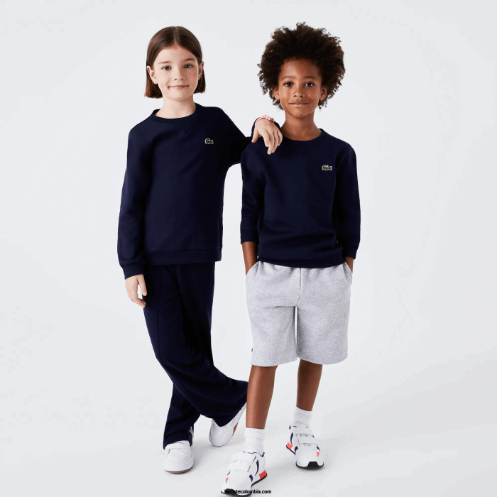 niños Lacoste 6F242973 azul marino 166 sudadera de felpa de algodón niños Lacoste 6F242973 azul marino 166 sudadera de felpa de algodón