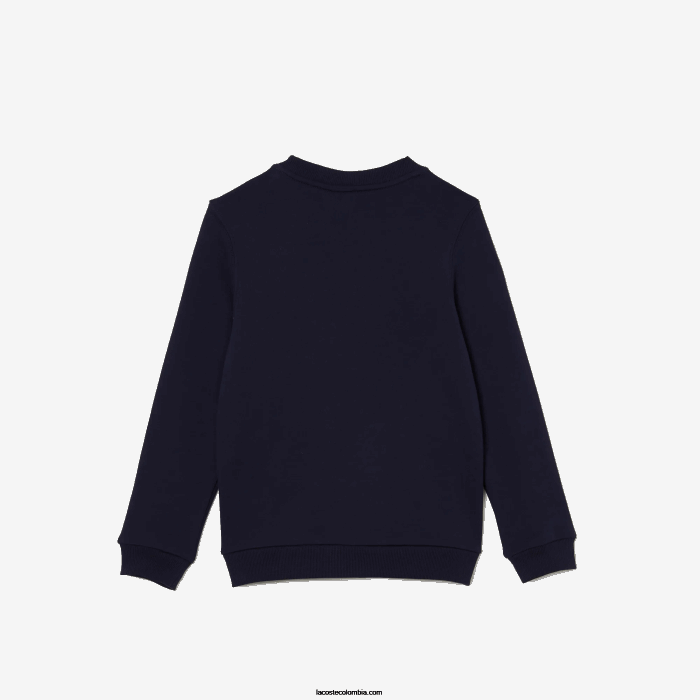 niños Lacoste 6F242973 azul marino 166 sudadera de felpa de algodón