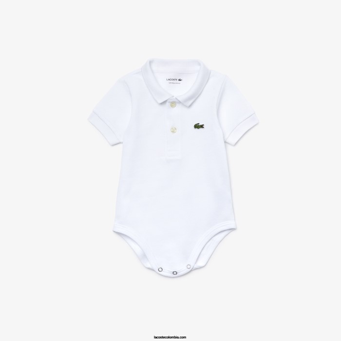 niños Lacoste 6F242988 blanco 001 conjunto bebé boxer pelele de piqué de algodón orgánico niños Lacoste 6F242988 blanco 001 conjunto bebé boxer pelele de piqué de algodón orgánico