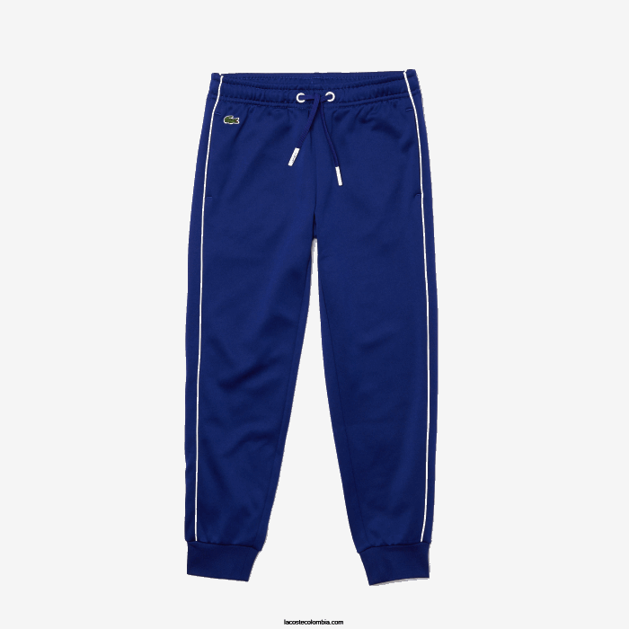 Niños Lacoste 6F243228 azul blanco emj pantalones de chándal Heritage Niños Lacoste 6F243228 azul blanco emj pantalones de chándal Heritage