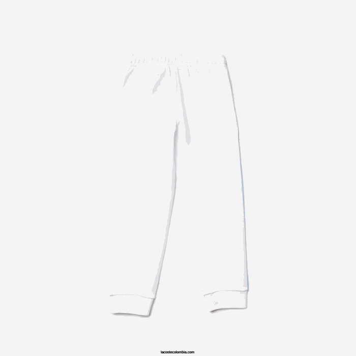 Niños Lacoste 6F243246 blanco sbh pantalones de chándal de lana de algodón de marca