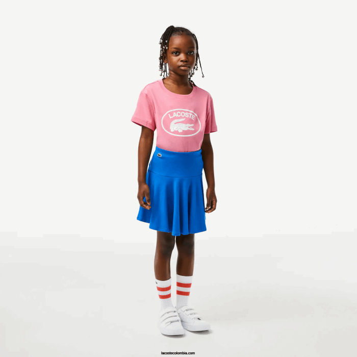 chicas Lacoste 6F243097 kxb azul minifalda elástica chicas Lacoste 6F243097 kxb azul minifalda elástica