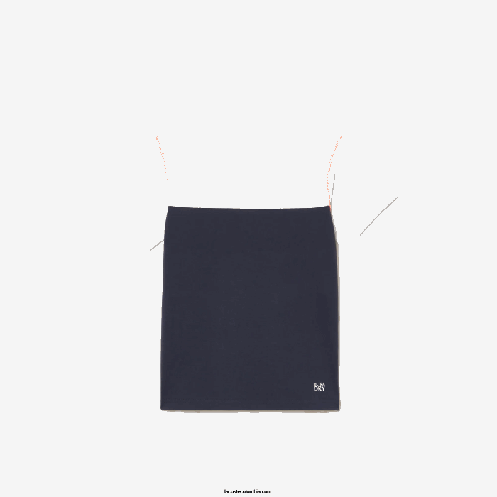 Niños Lacoste 6F243005 blanco azul naranja wyi camiseta de tenis x daniil medvedev