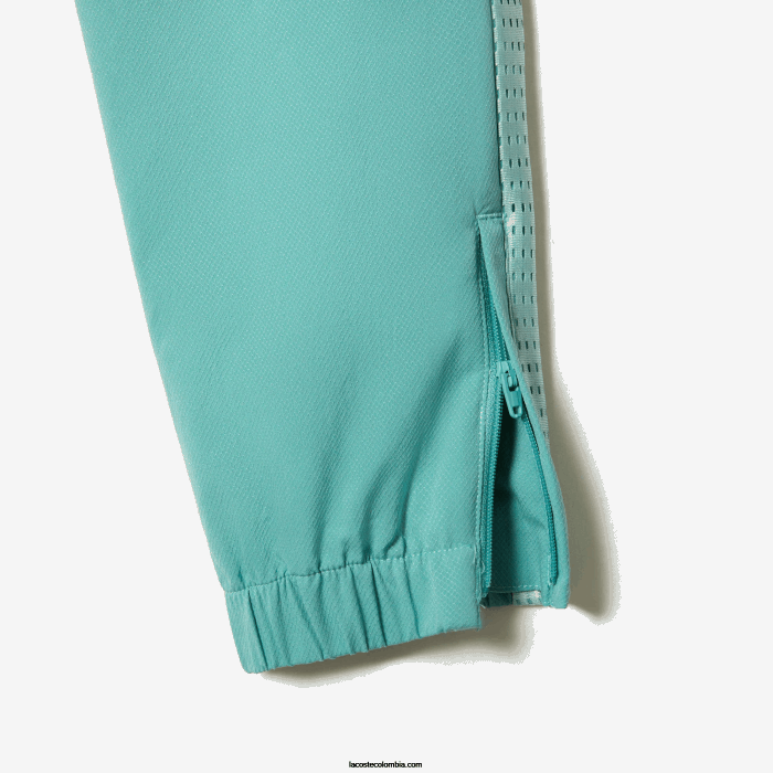Niños Lacoste 6F243046 verde claro blanco amarillo xia jogger de tenis con bloques de color