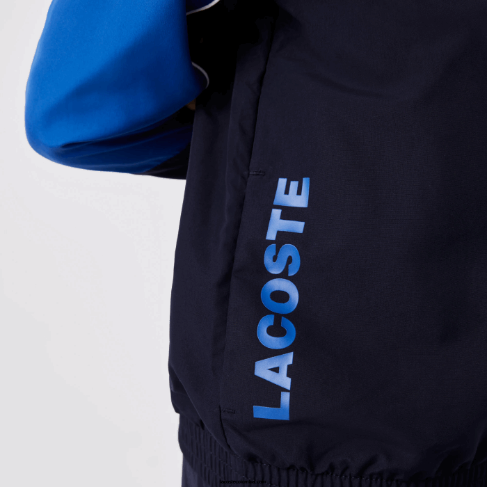 Niños Lacoste 6F243209 azul marino 976 chándal deportivo con diseño colour block