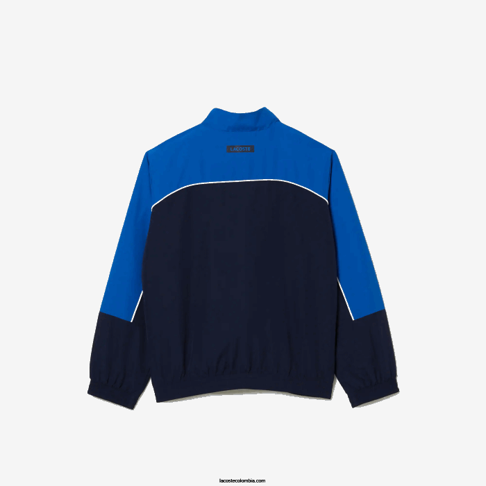 Niños Lacoste 6F243209 azul marino 976 chándal deportivo con diseño colour block