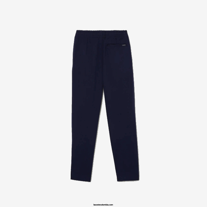 Niños Lacoste 6F243269 azul marino 166 chinos de gabardina de algodón stretch