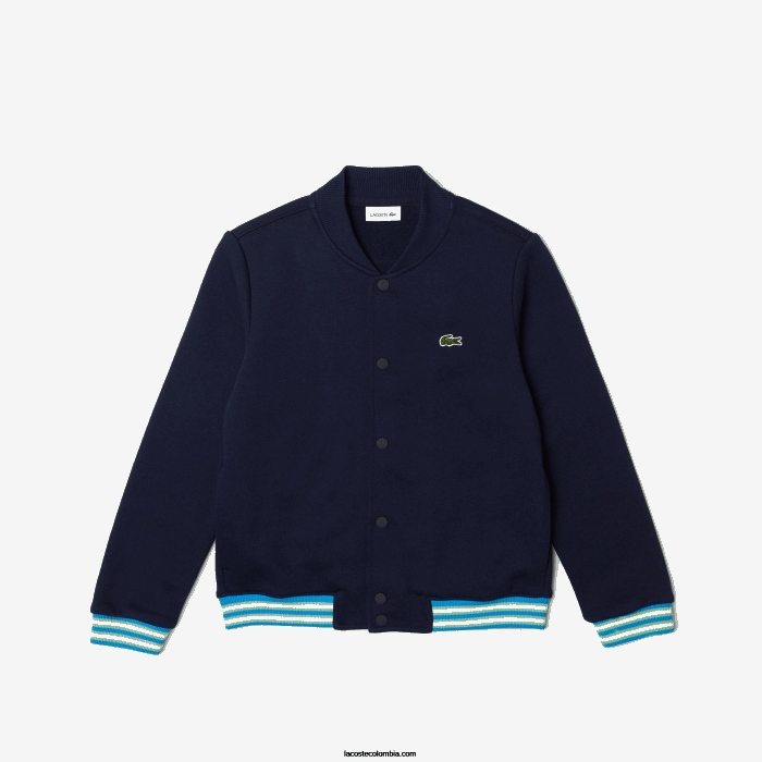 niños Lacoste 6F243044 azul marino 166 sudadera con botones
