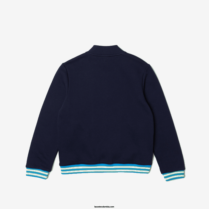 niños Lacoste 6F243044 azul marino 166 sudadera con botones
