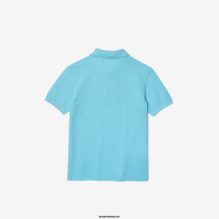 niños Lacoste 6F243117 azul 3n0 polo de petit piqué regular fit
