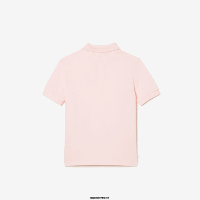 niños Lacoste 6F243137 rosa claro t03 polo de petit piqué regular fit