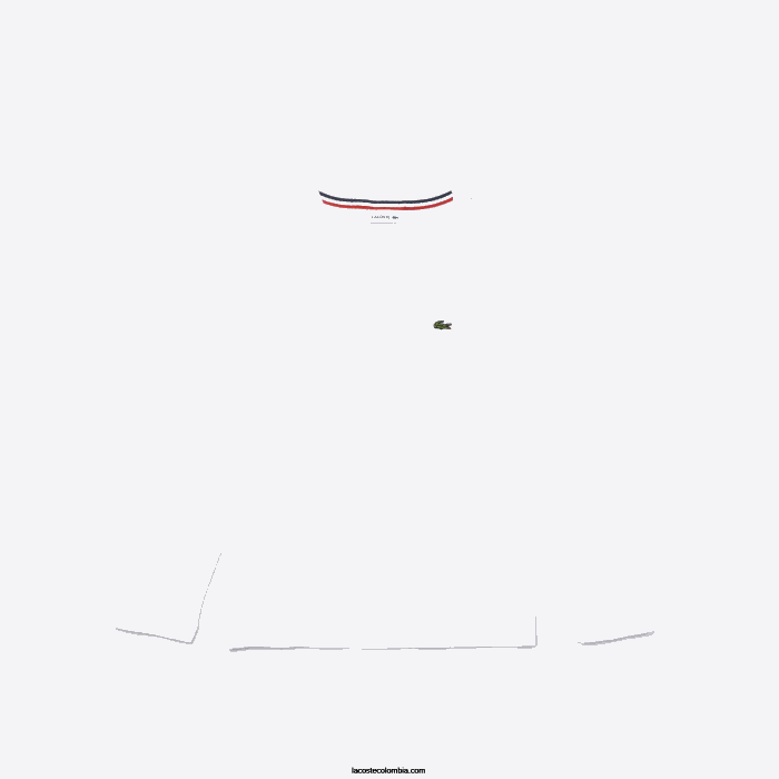 niños Lacoste 6F243140 blanco 001 camiseta con cuello redondo
