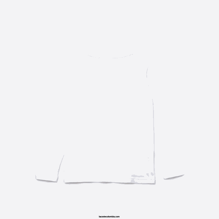 niños Lacoste 6F243140 blanco 001 camiseta con cuello redondo