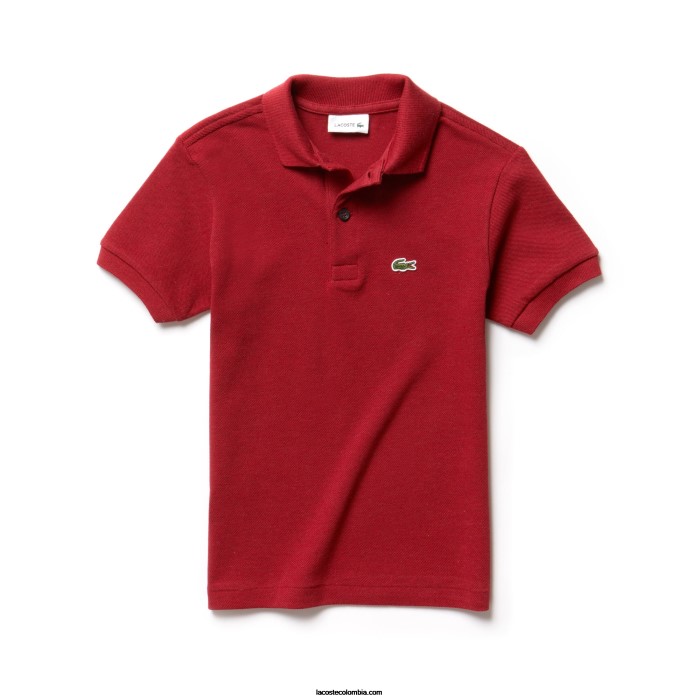 niños Lacoste 6F243172 rojo eu7 polo de petit piqué regular fit niños Lacoste 6F243172 rojo eu7 polo de petit piqué regular fit