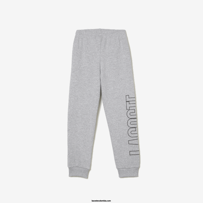 niños Lacoste 6F243188 lomo gris cca pantalones deportivos de marca