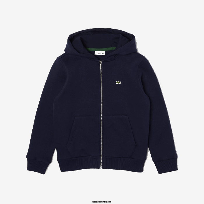 niños Lacoste 6F243189 azul marino 166 sudadera con capucha y bolsillo canguro niños Lacoste 6F243189 azul marino 166 sudadera con capucha y bolsillo canguro