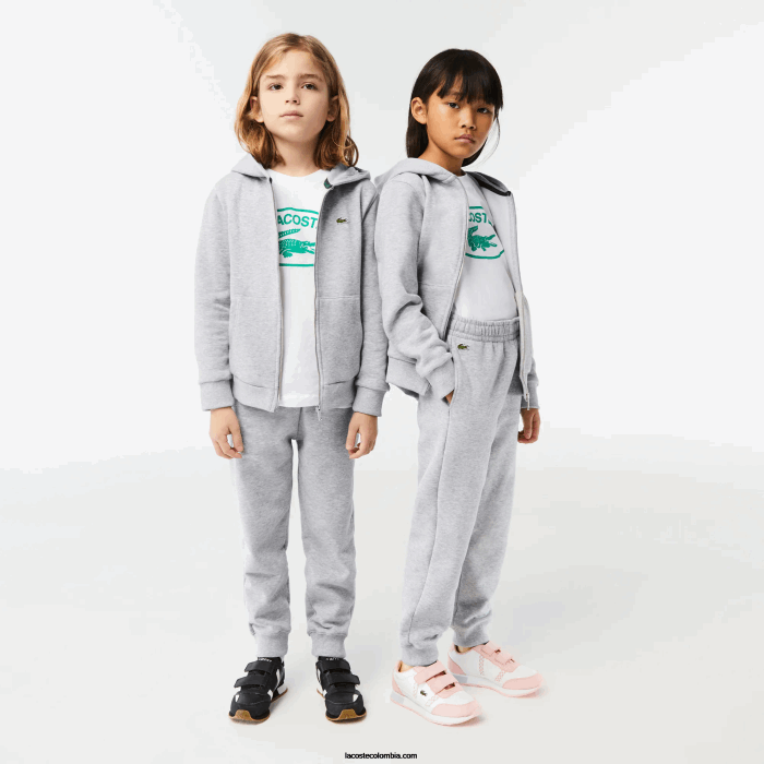 niños Lacoste 6F243198 lomo gris cca pantalones de chándal con diseño colour block niños Lacoste 6F243198 lomo gris cca pantalones de chándal con diseño colour block